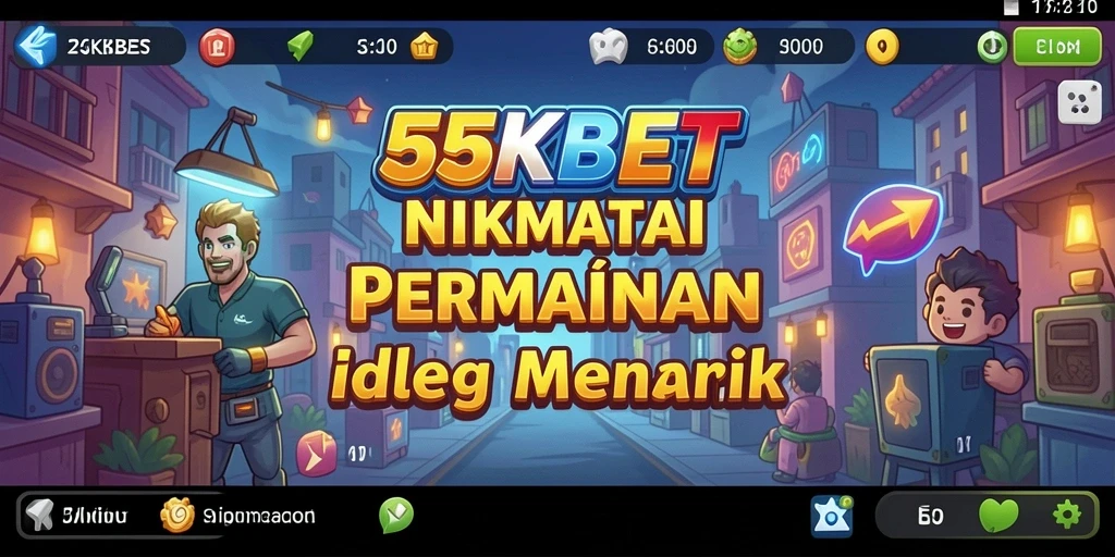 Tampilan gameplay 55KBET yang seru dalam mode Idle.