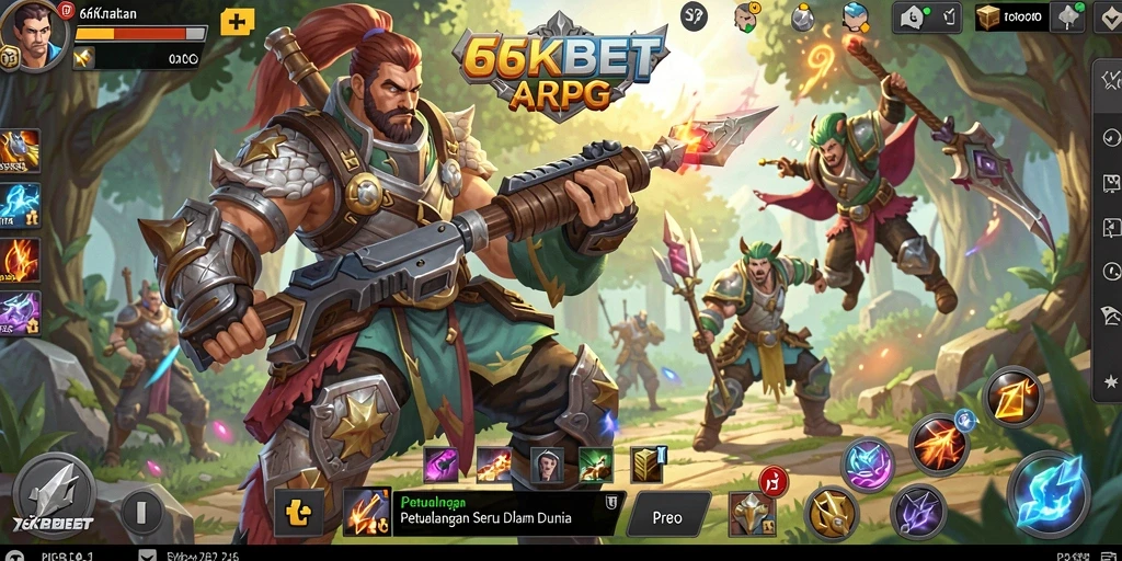 Gameplay ARPG yang mendebarkan dan penuh aksi dalam 66KBET.