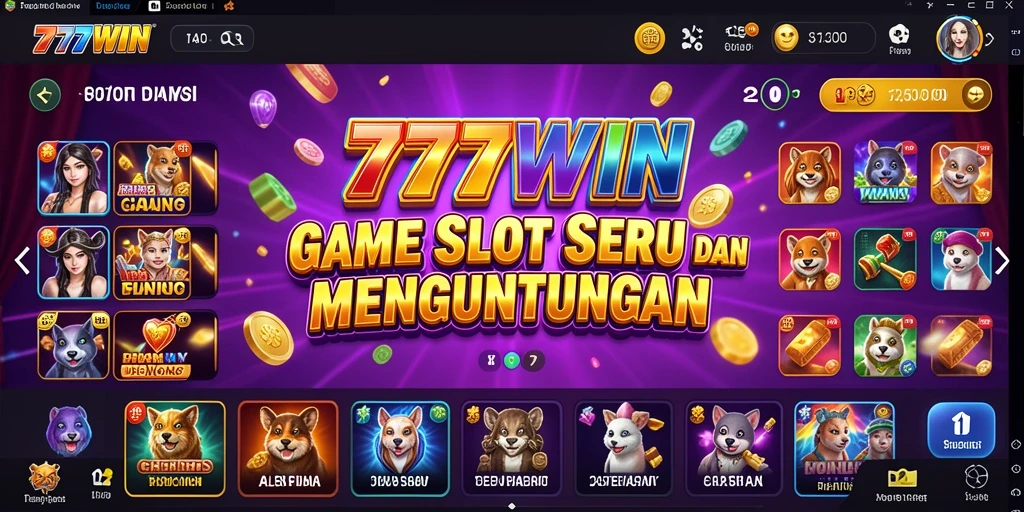 Screenshot gameplay 777WIN menampilkan slot dengan grafis yang menawan.