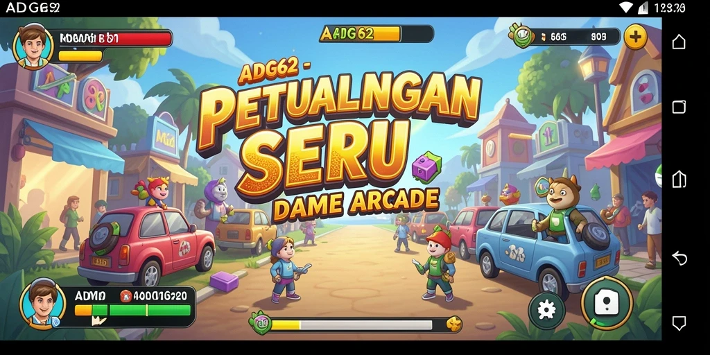 Tampilan seru gameplay di ADG62 yang penuh tantangan.