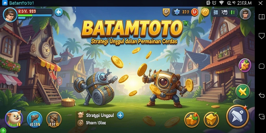 Tampilan gameplay strategis dalam BATAMTOTO yang mendebarkan.