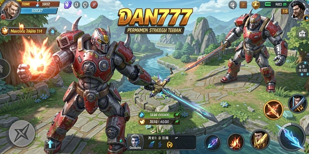 Tampilan gameplay <strong>DAN777</strong> yang menegangkan dan penuh taktik.