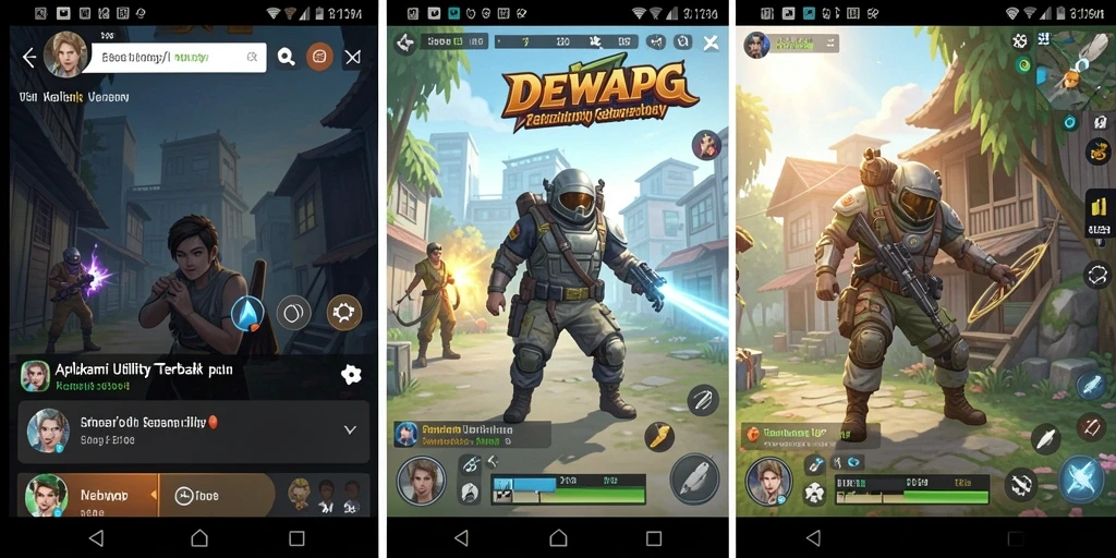 Screenshot aplikasi DEWAPG menampilkan antarmuka pengguna yang intuitif.