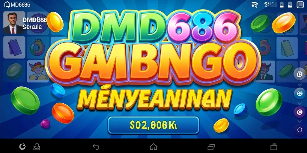 Tampilan gameplay DMD686 menampilkan suasana bermain Bingo yang seru.