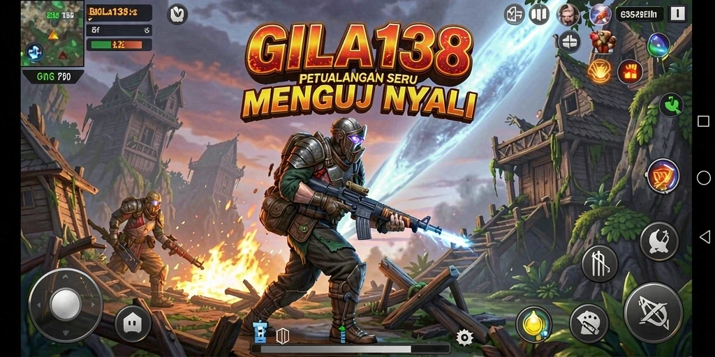 Tangkapan layar GILA138 menampilkan karakter menjelajahi dunia petualangan.