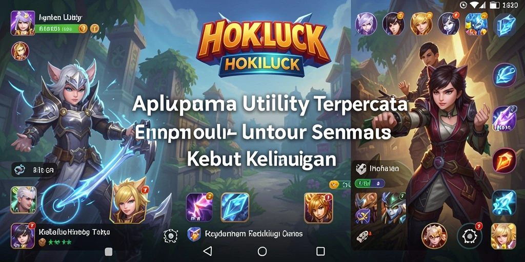Tampilan antarmuka HOKILUCK yang intuitif dan mudah dipahami.