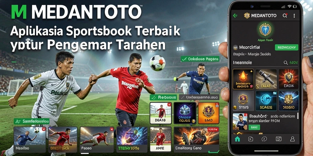 Tampilan gameplay yang menarik dari aplikasi Sportsbook MEDANTOTO.