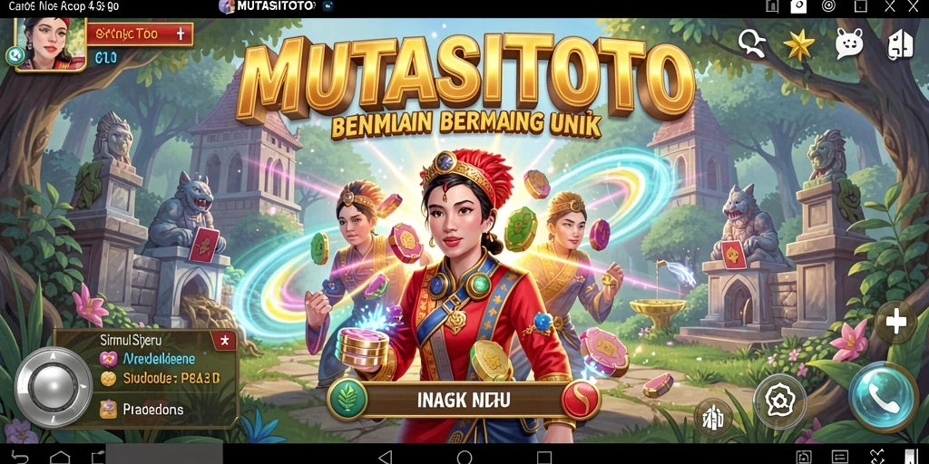 Screenshot utama <strong>MUTASITOTO</strong> menampilkan pengalaman gameplay simulasi yang mendalam.