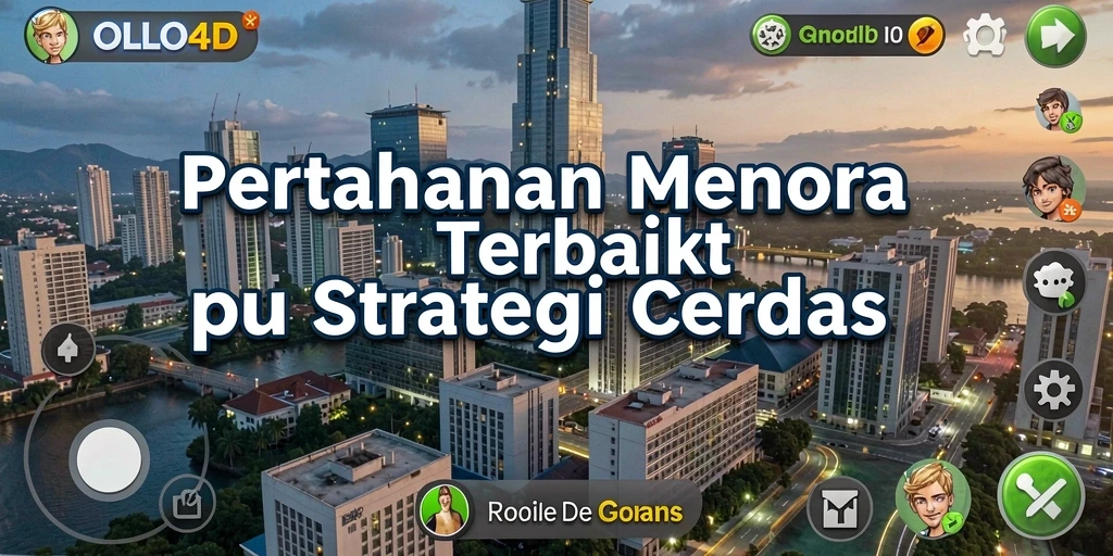 Tangkapan layar gameplay OLLO4D menampilkan aksi Tower Defense yang mendebarkan.
