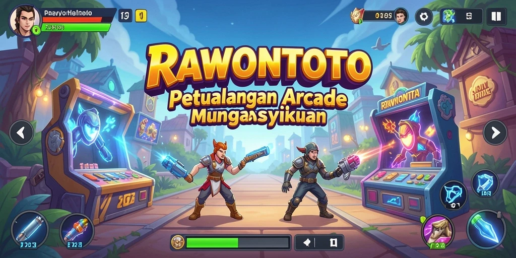 Gameplay seru RAWONTOTO yang penuh warna dan tantangan.