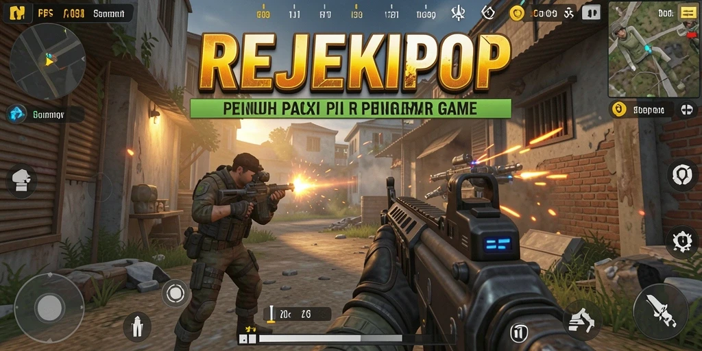 Screenshot gameplay menampilkan aksi seru dalam REJEKIPOP.