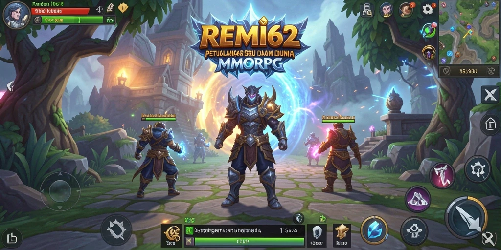 Gameplay seru dalam REMI62 yang mengajak petualangan di dunia MMORPG.