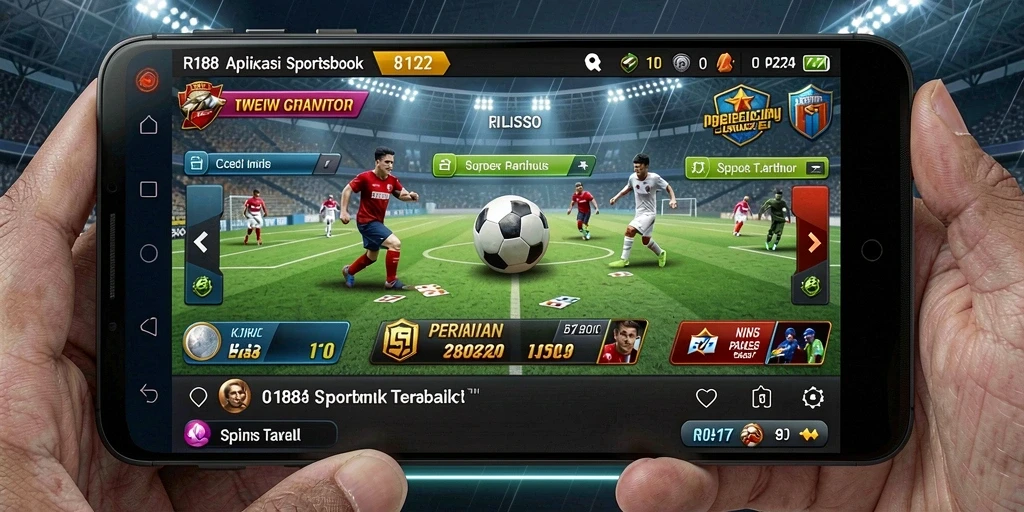 Screenshot utama RI188 menampilkan aksi taruhan olahraga yang mendebarkan.