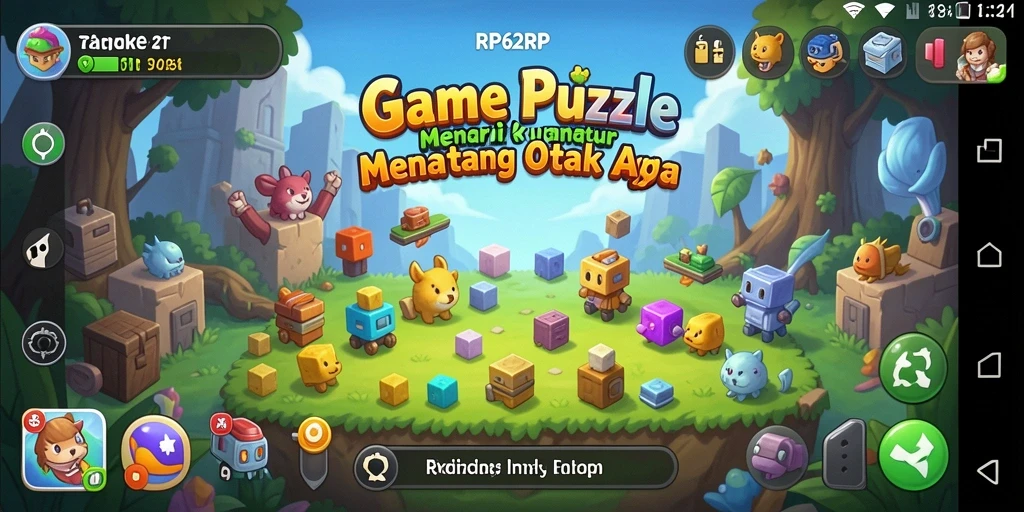Tampilan gameplay RP62RP yang menantang dan interaktif.