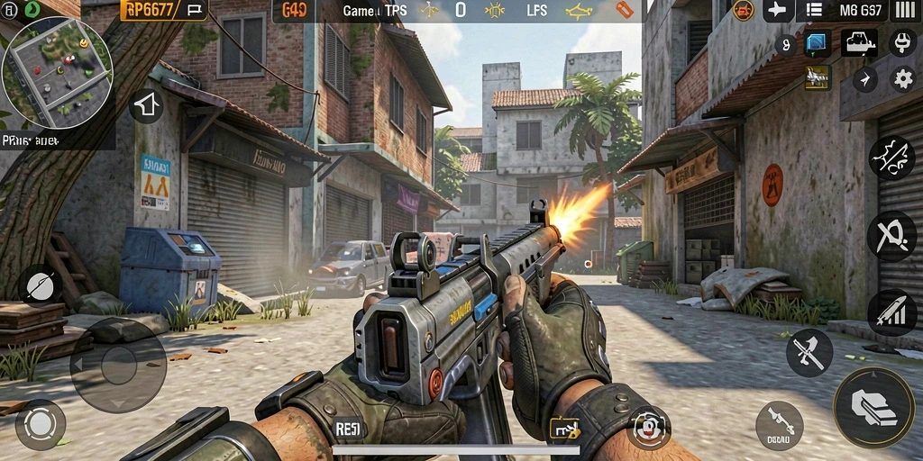 Tampilan gameplay menarik dari RP6677 yang penuh aksi dan strategi.