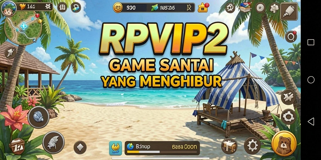 Screenshot RPVIP2 menampilkan gameplay santai yang menghibur.