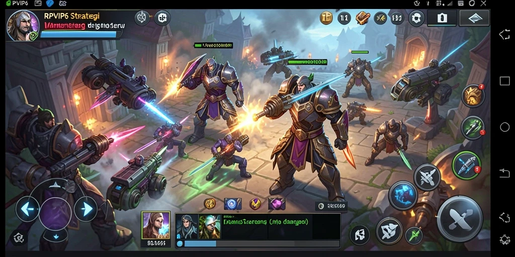 Tampilan gameplay yang mendebarkan di RPVIP6, penuh strategi dan pertempuran.