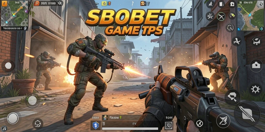 Screenshot gameplay SBOBET yang menunjukkan momen aksi TPS yang mendebarkan.