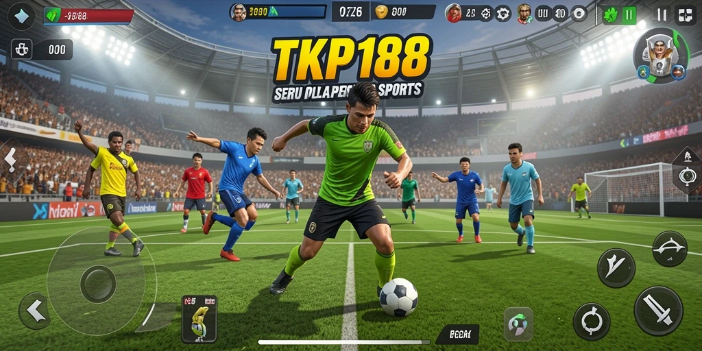 Gameplay menarik TKP188 dengan grafis yang menawan di dunia olahraga.