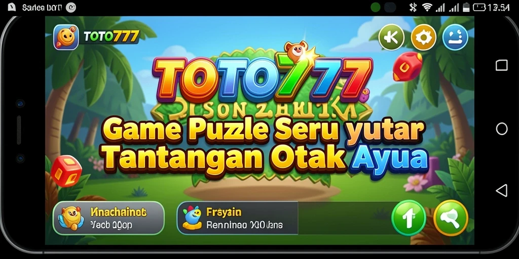 Tangkapan layar TOTO777 menampilkan gameplay puzzle yang menantang dan menarik.