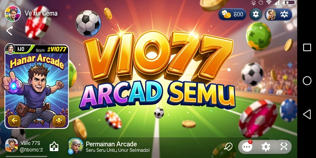 Screenshot VIO77 menampilkan gameplay seru dalam dunia Arcade.