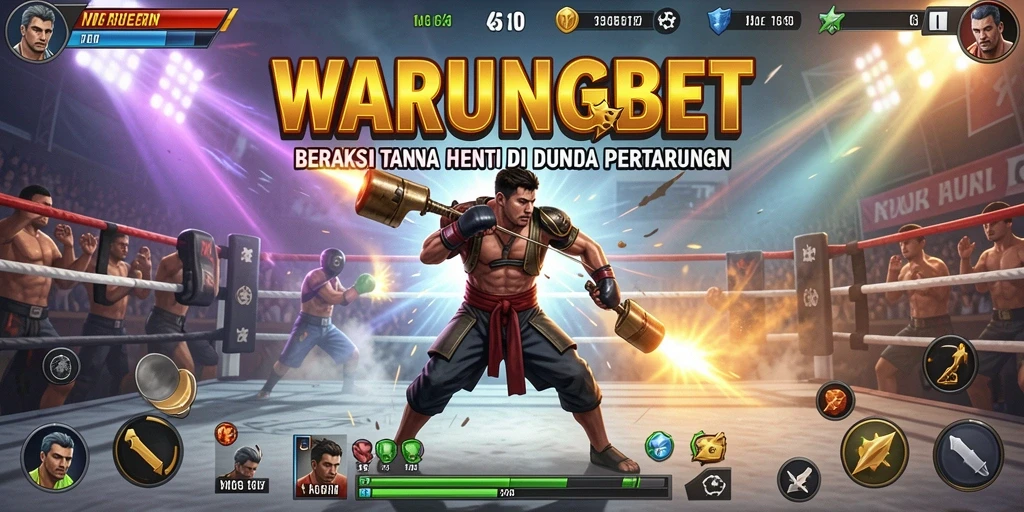 Tampakan gameplay WARUNGBET yang menegangkan dan penuh aksi.