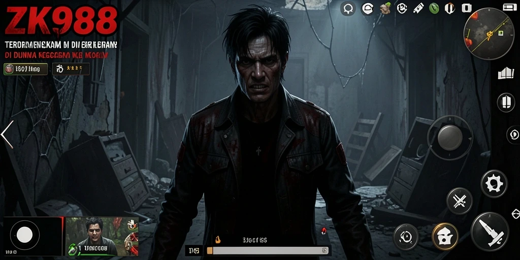 Tangkapan layar ZK988 menampilkan suasana menegangkan dalam gameplay.